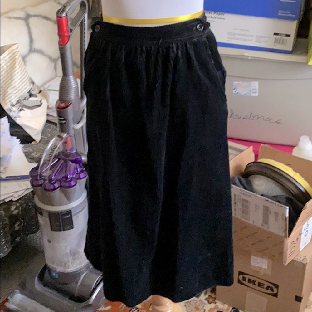 Vintage corduroy midi skirt